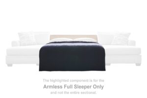 Mandi Point - Armless Full Sleeper - Marble