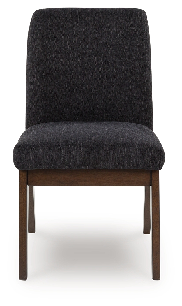 Dilenno - Dining Upholstered Side Chair (Set of 2) - Dark Brown - Image 2