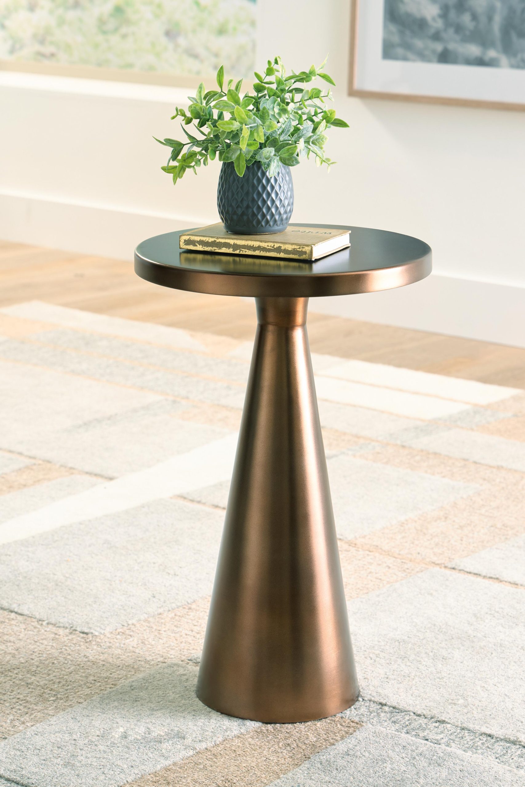 Budington - Accent Table - Light Bronze Finish - Image 2