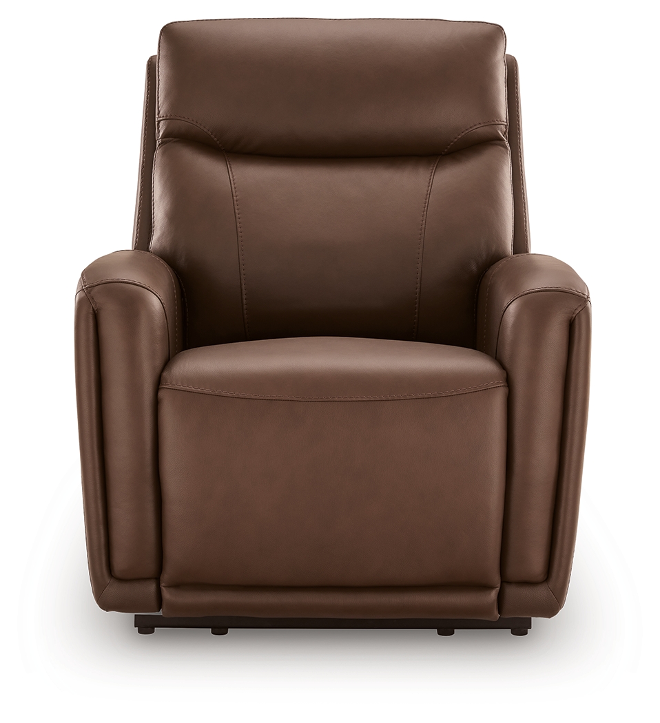 Pincara - Power AutoGlide Recliner With Audio System - Umber - Image 4