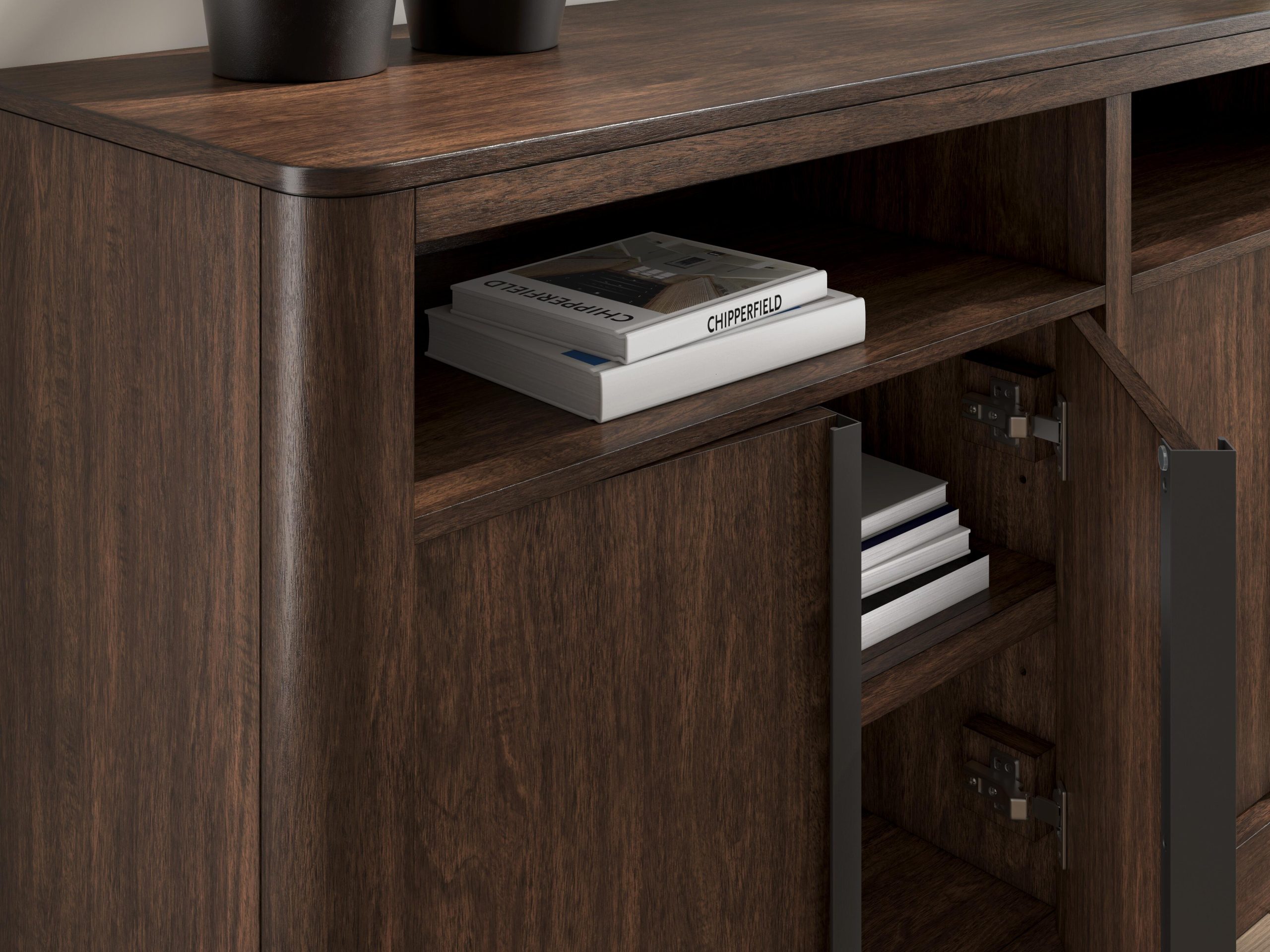 Dilenno - Dining Room Server - Dark Brown - Image 7