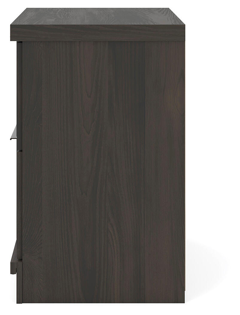 Shaehartin - Two Drawer Night Stand - Dark Brown - Image 8