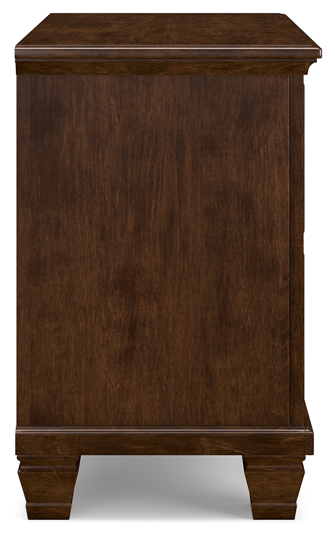 Danabrin - Two Drawer Nightstand - Brown - Image 7