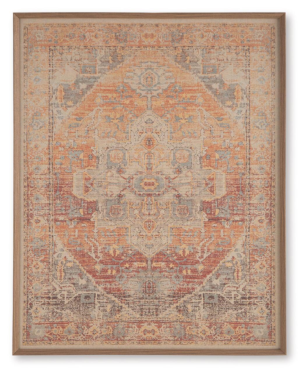 Kerrickson - Wall Art - Red / Orange / Blue - Image 4