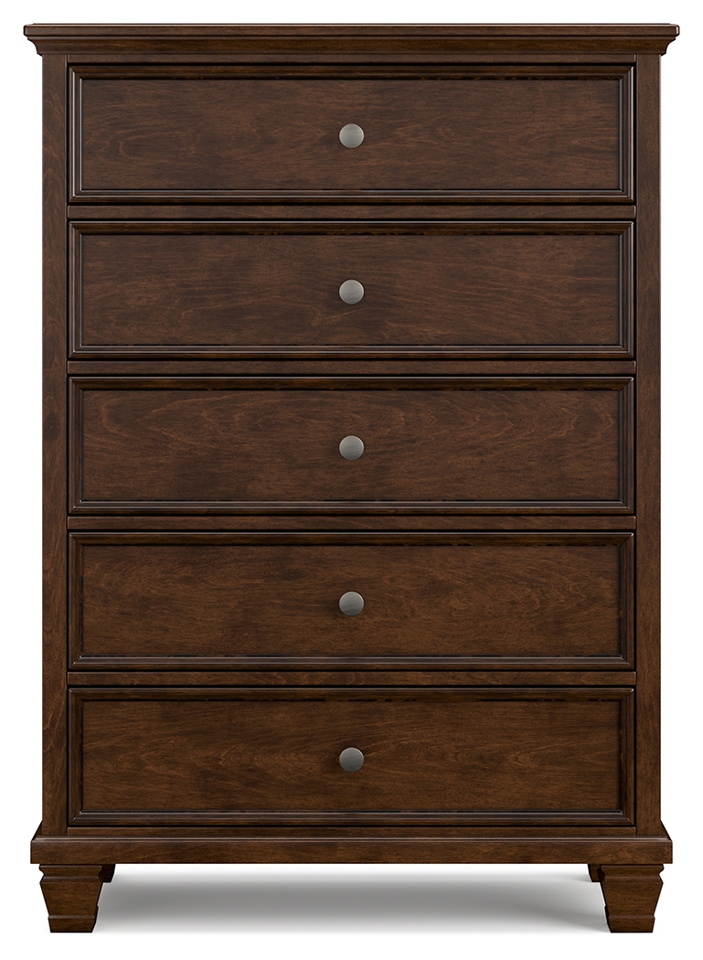 Danabrin - Five Drawer Chest - Brown - Image 5