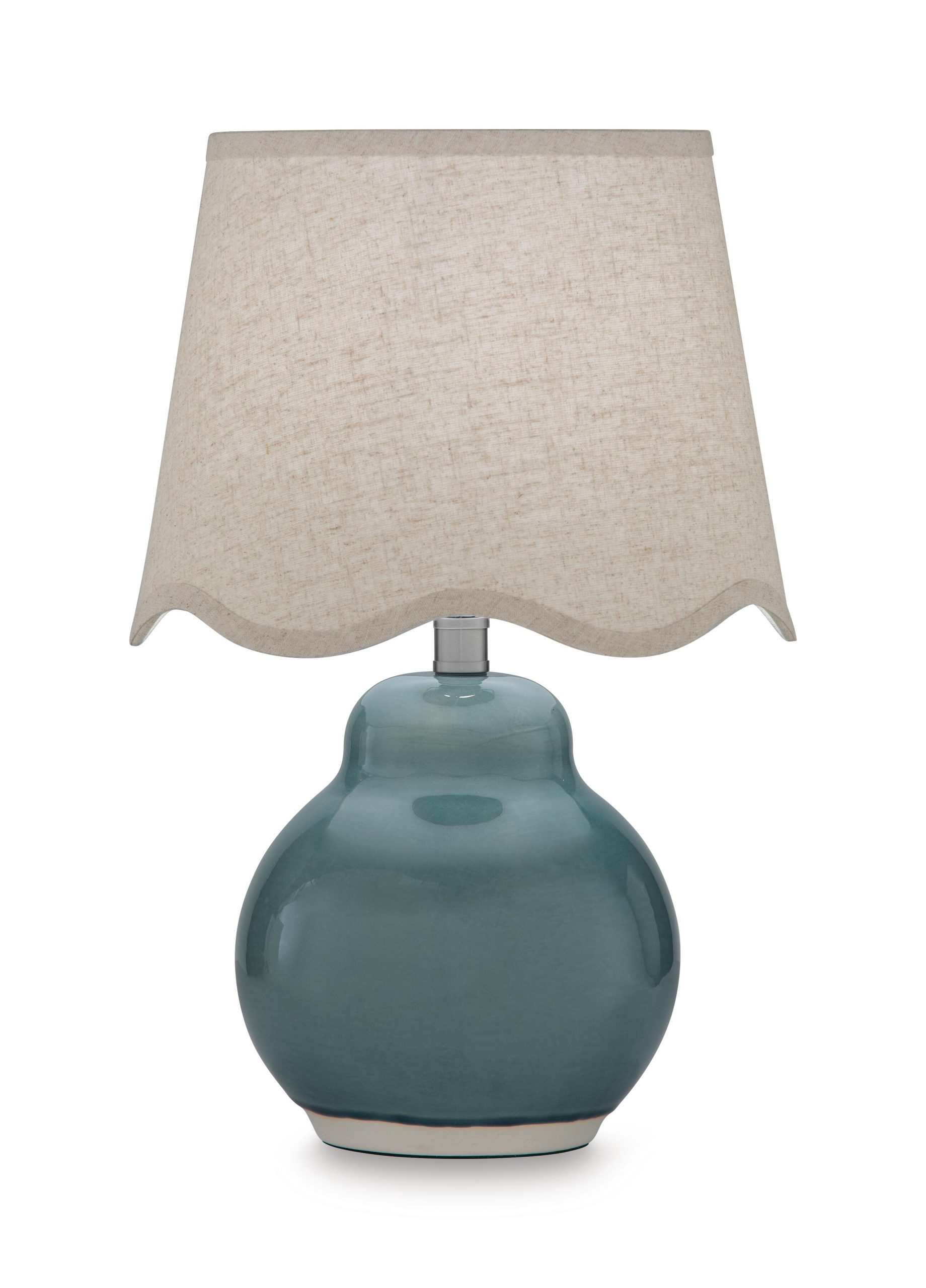 Byronburg - Ceramic Table Lamp - Blue / Beige - Image 3