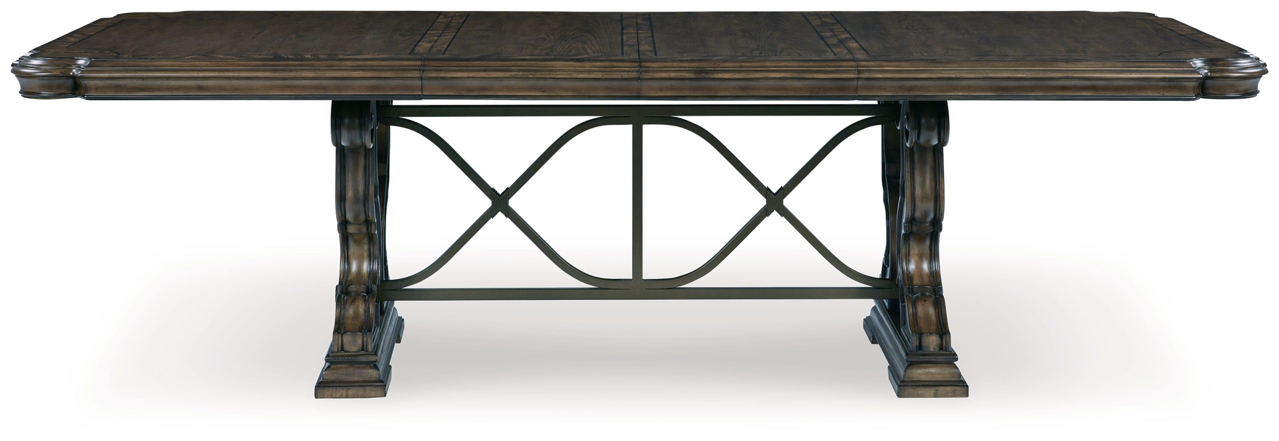 Maylee - Dining Extension Table - Dark Brown - Image 3