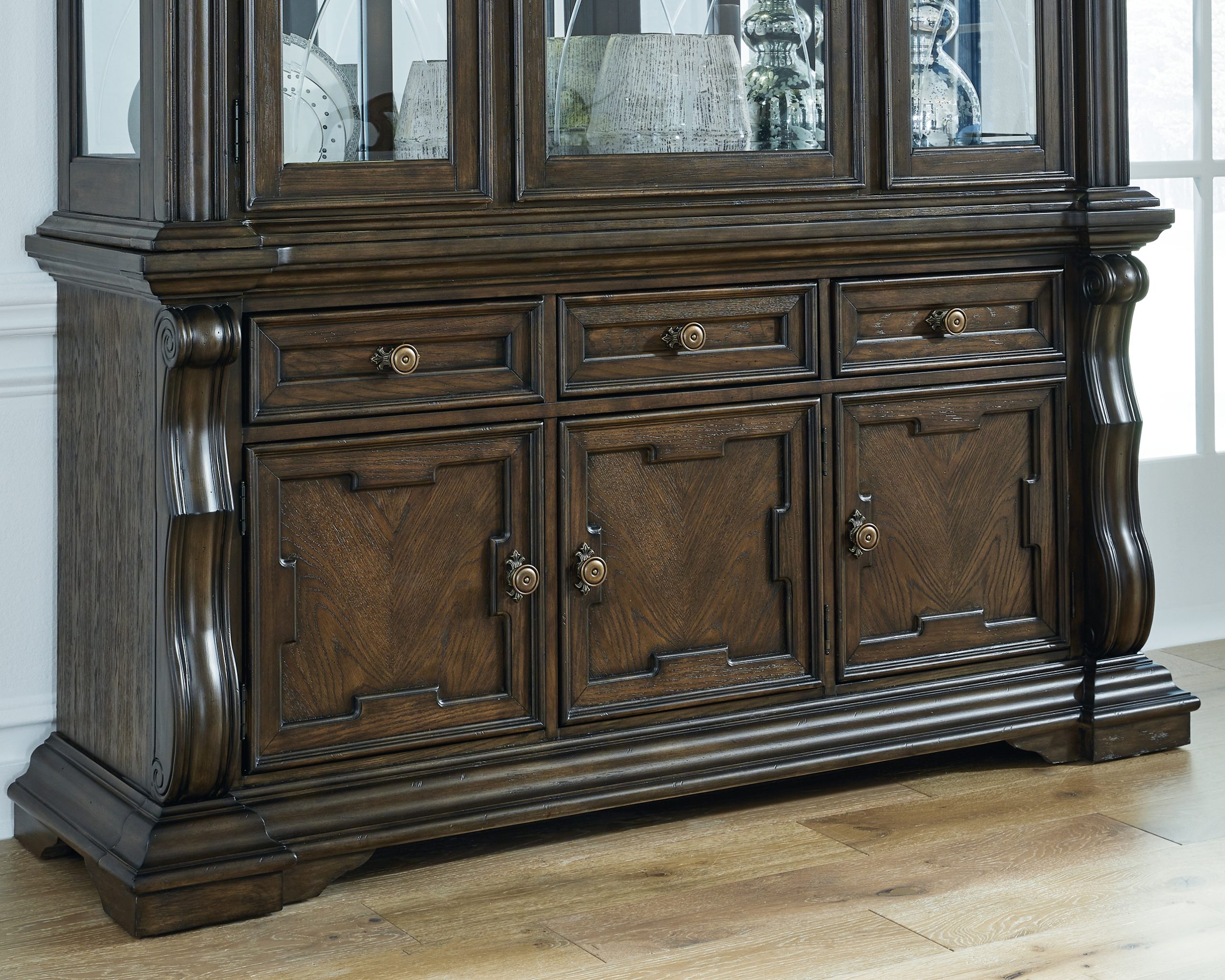 Maylee - Dining Room Buffet - Dark Brown - Image 2