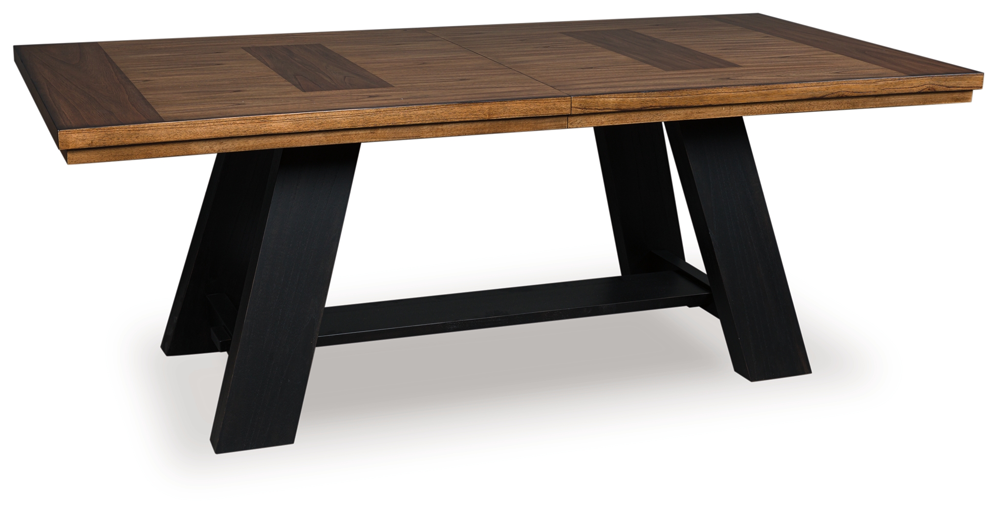 Greddinton - Dining Extension Table - Brown / Black - Image 3