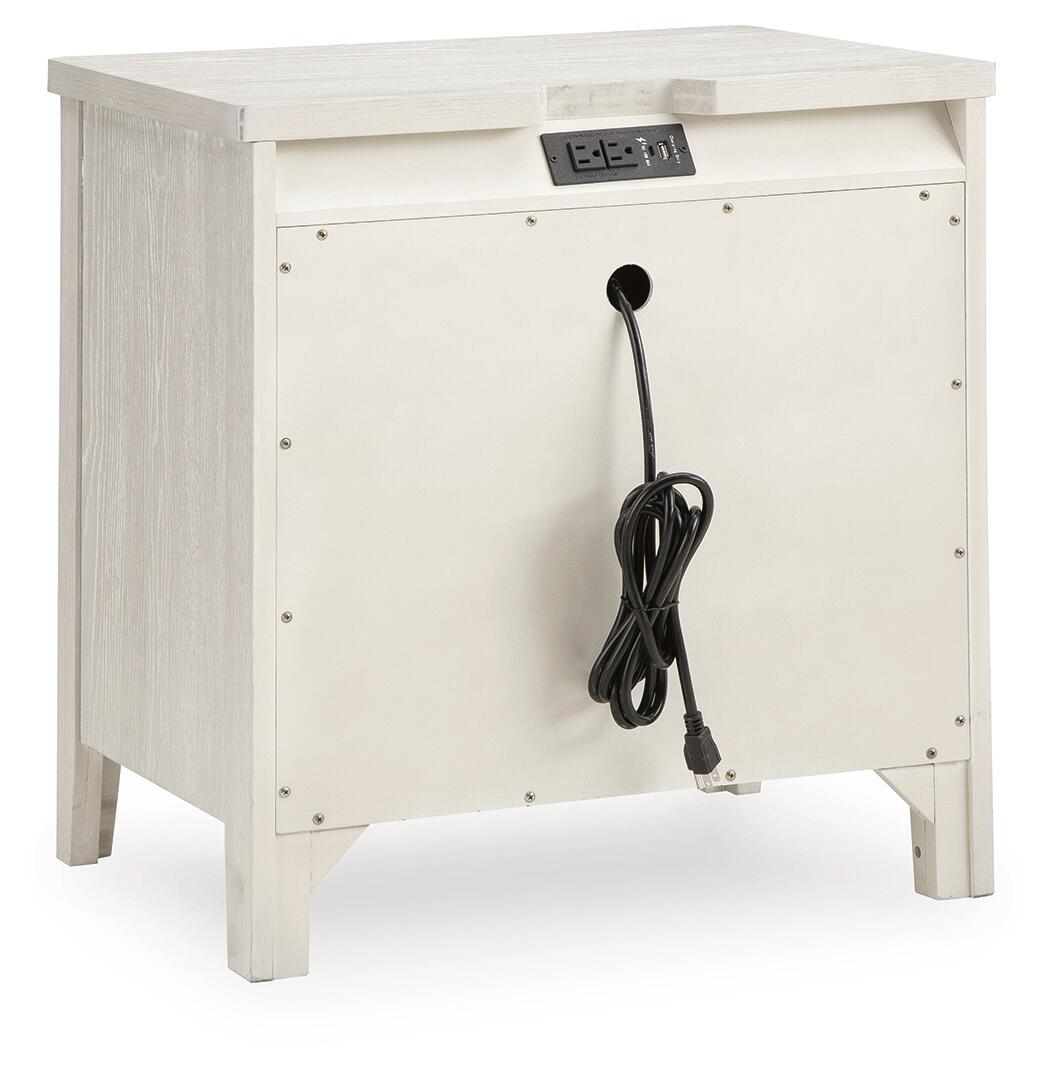 Darbonton - Two Drawer Night Stand - Dove White - Image 5