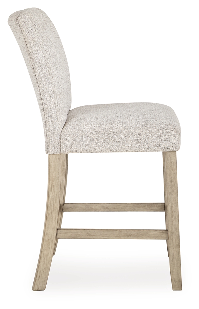 Larawyn - Upholstered Barstool (Set of 2) - Bisque - Image 5