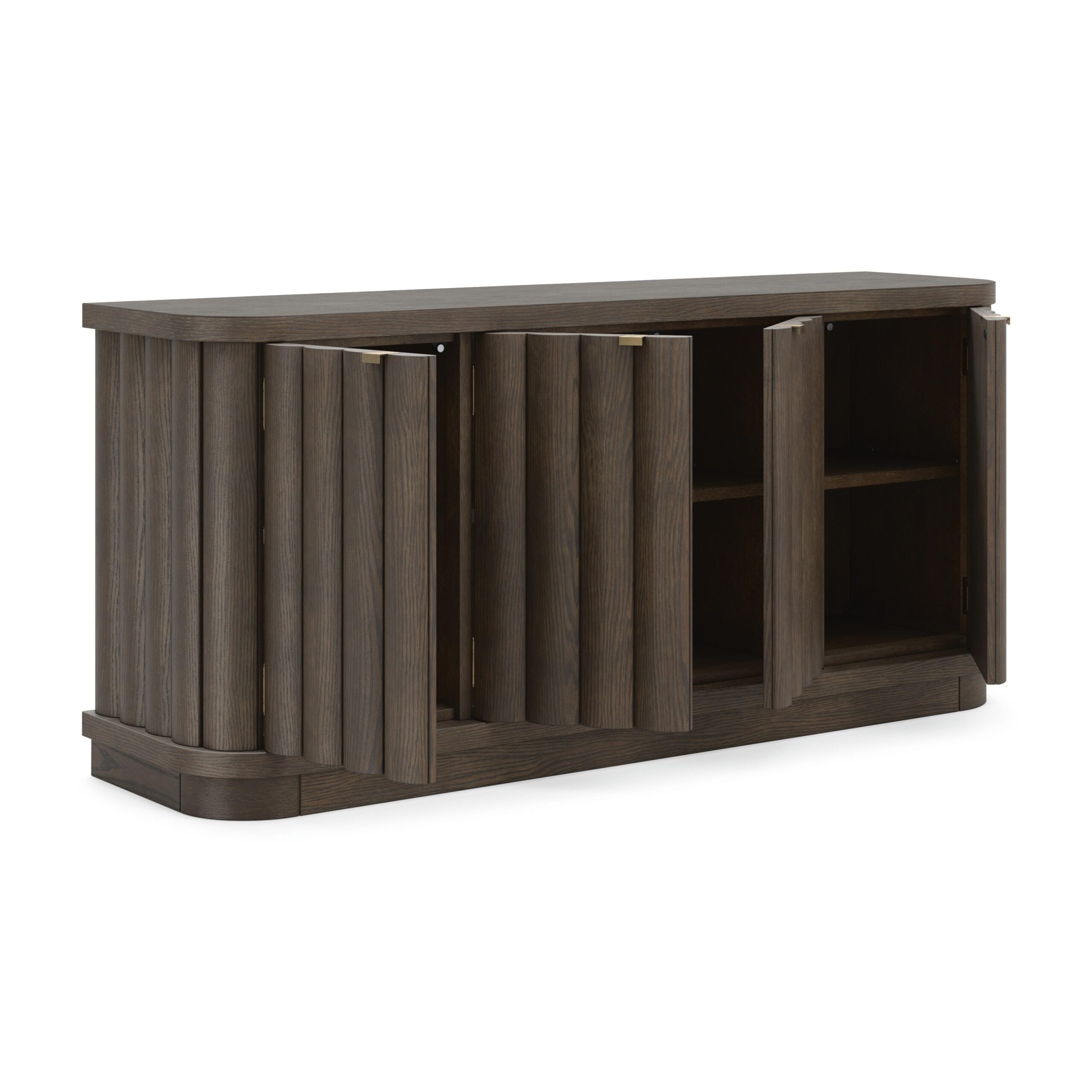Darimore - Extra Large TV Stand - Burnished Brown - Image 3