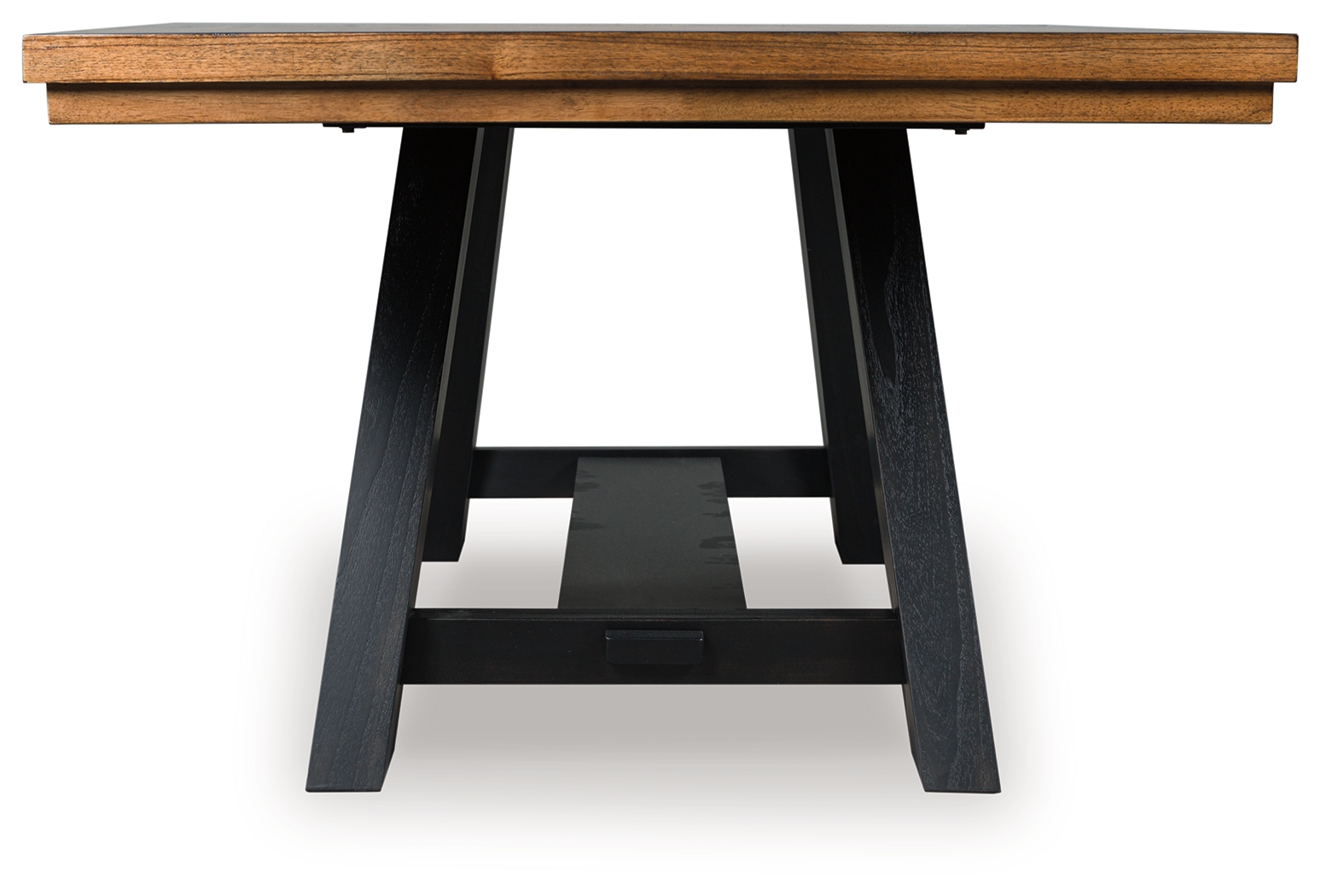 Greddinton - Dining Extension Table - Brown / Black - Image 5