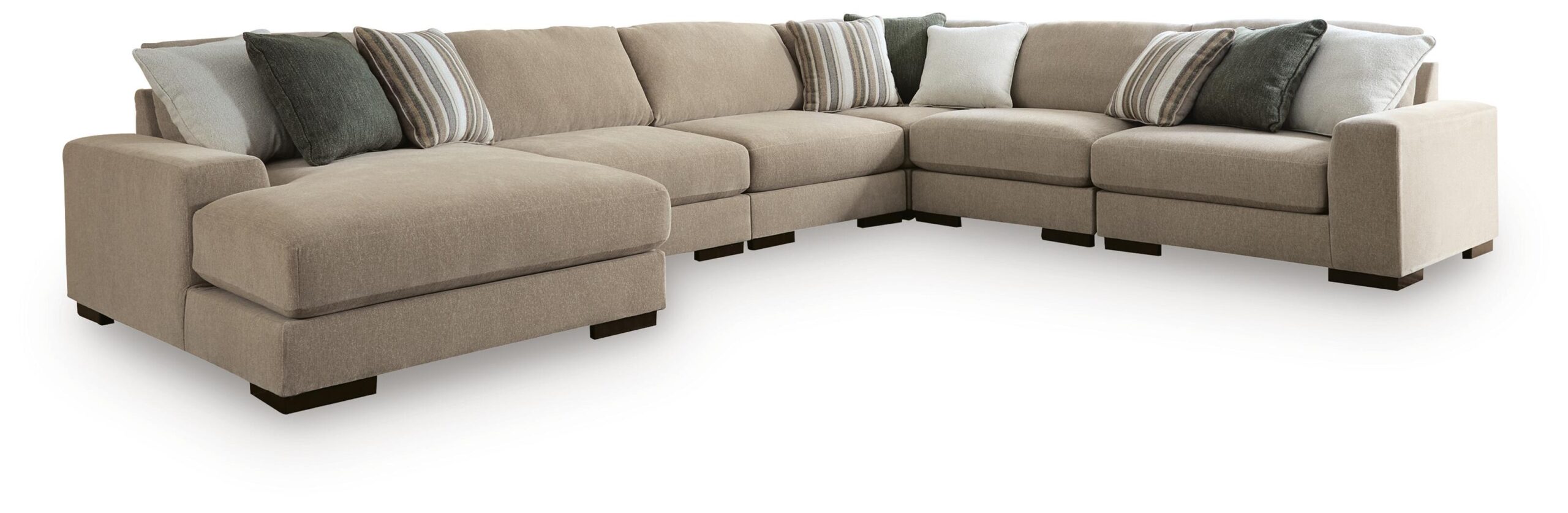 Linenhause - 4-Piece Double Chaise Sectional - Dune - Image 4