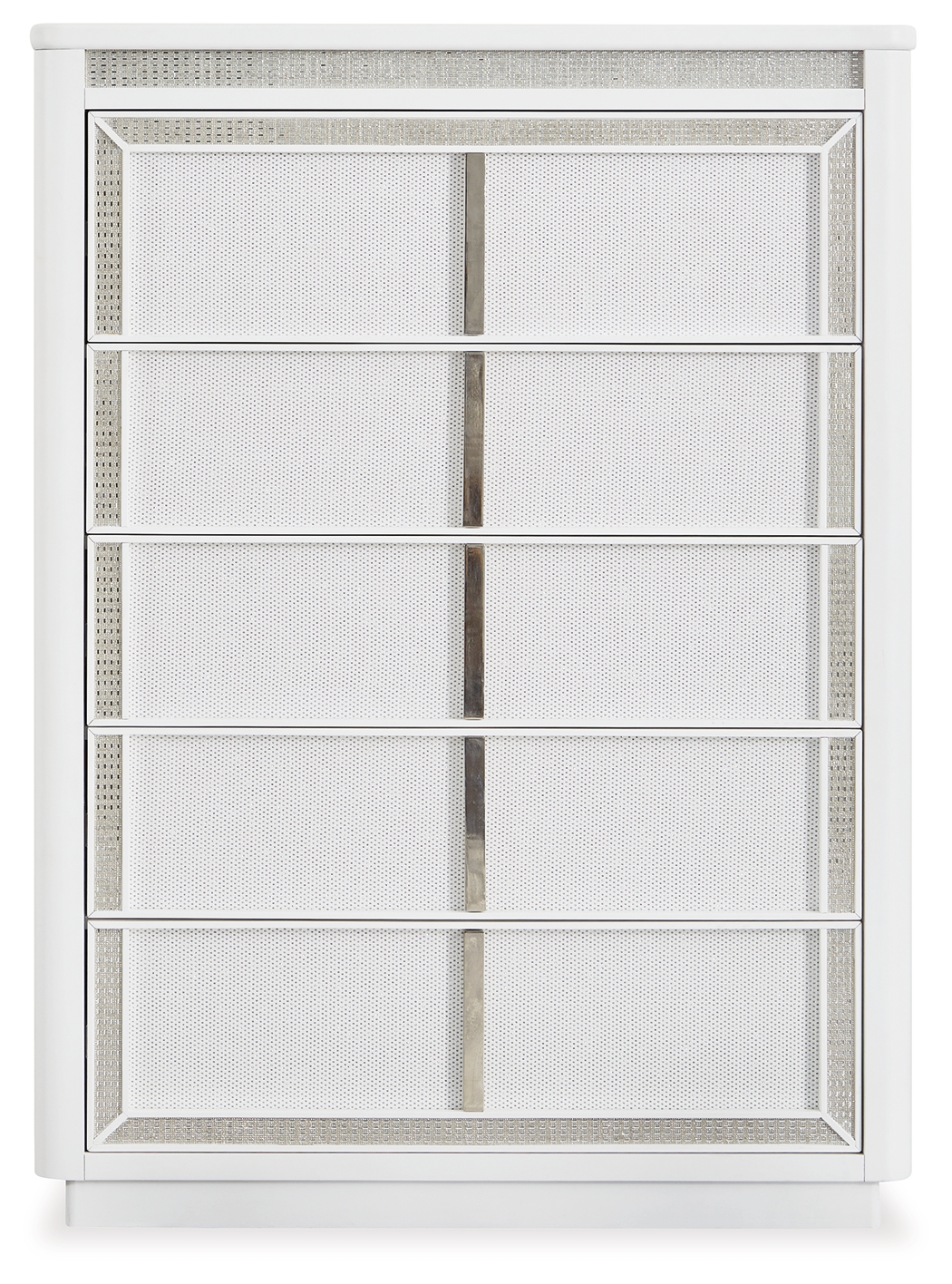 Chalanna - Five Drawer Chest - White - Image 4