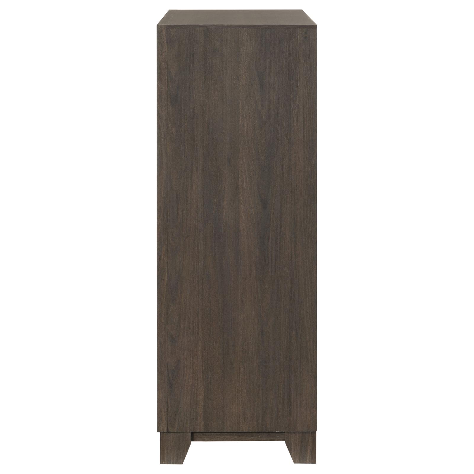 Farre 5-drawer Chest of Drawers Dark Brown - Image 5