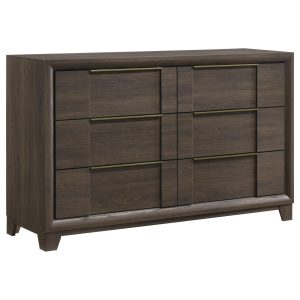 Farre 6-drawer Dresser Dark Brown