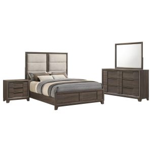 Farre 4-piece Queen Bedroom Set Dark Brown