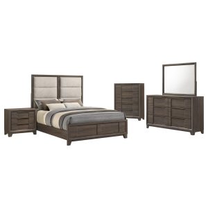 Farre Bedroom Set Dark Brown