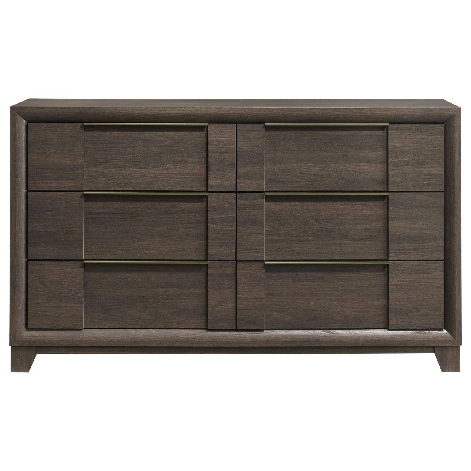 Farre 6-drawer Dresser Dark Brown - Image 3