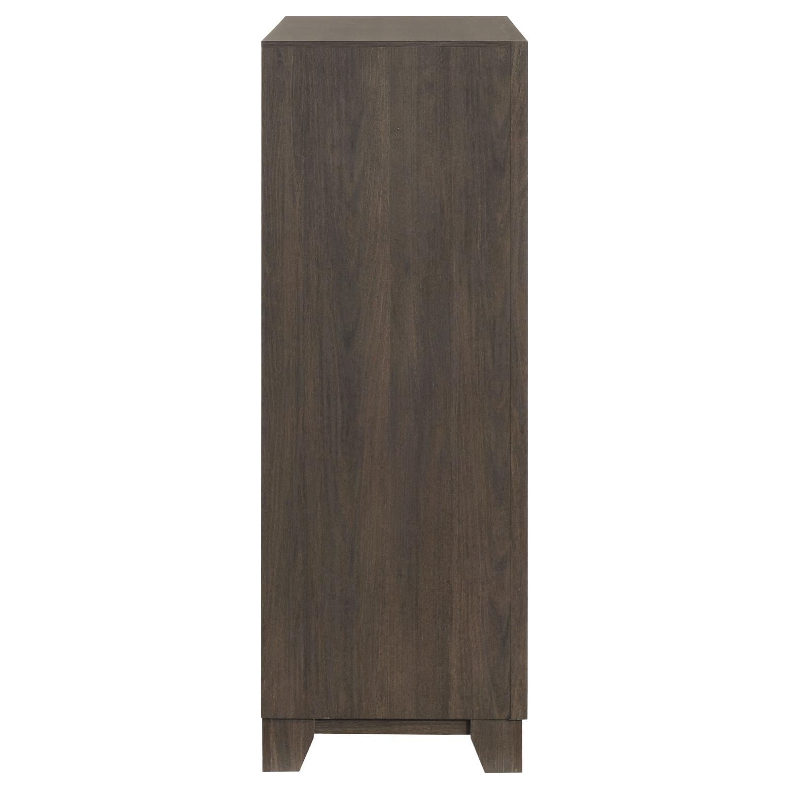 Farre 5-drawer Chest of Drawers Dark Brown - Image 9