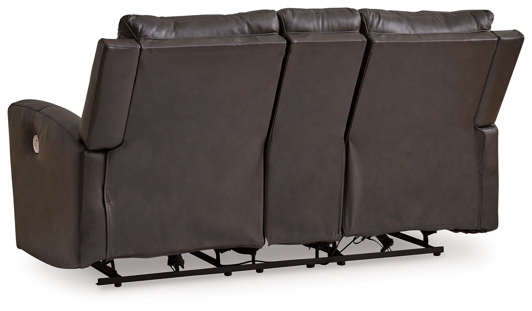 Boxmere - 2 Pc. - Power Reclining Sofa, Power Reclining Loveseat With Console - Storm - Image 12