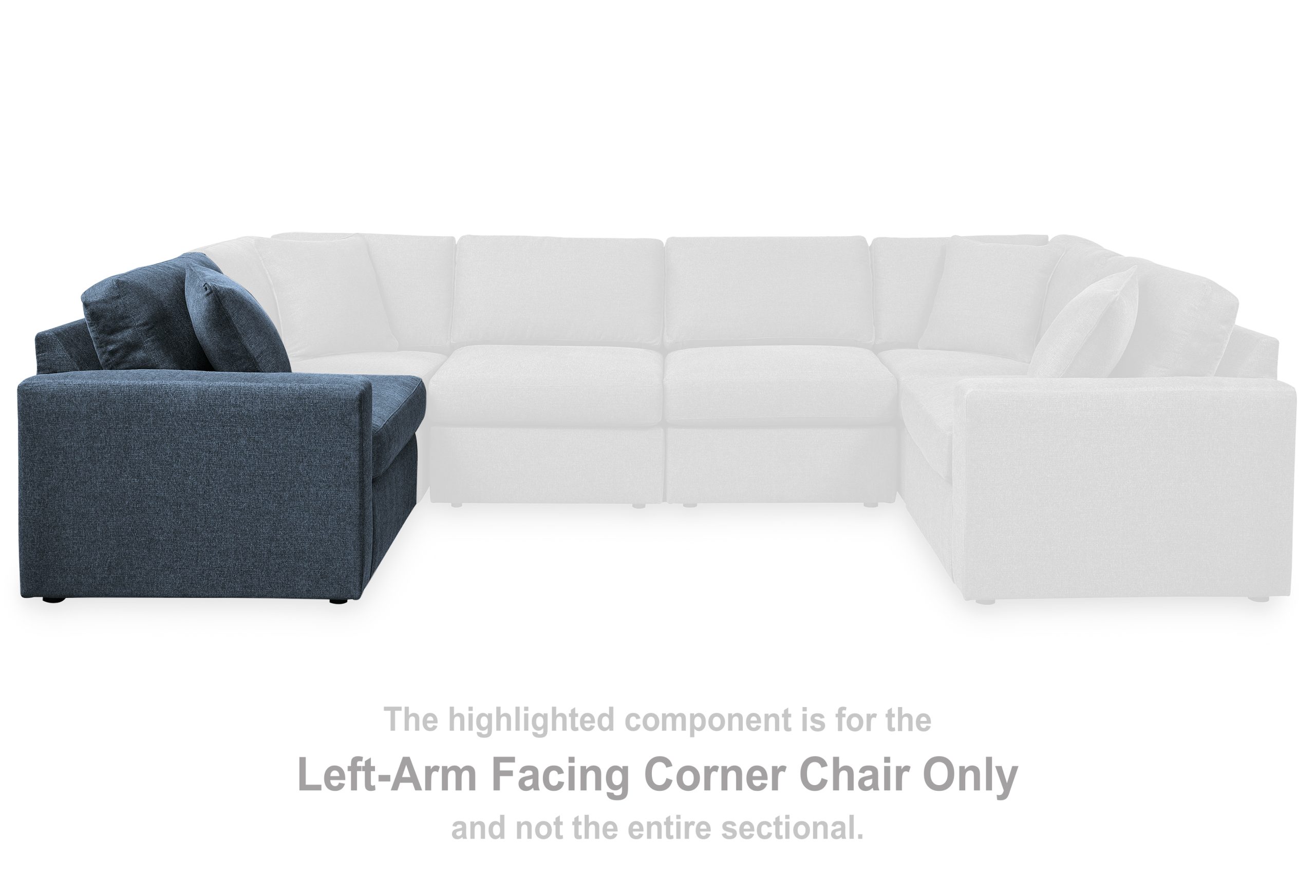 Modmax - Laf Corner Chair - Ink - Image 2