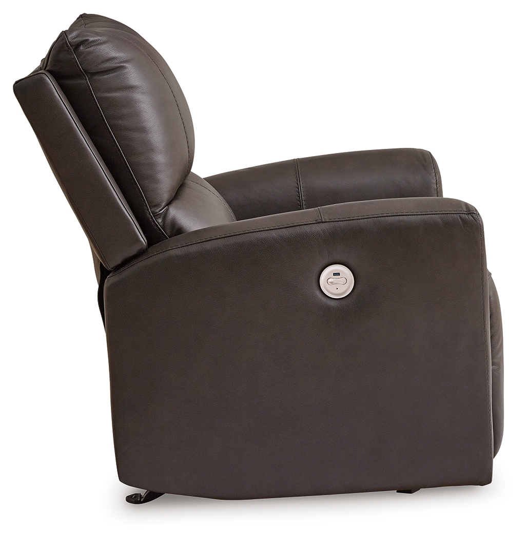 Boxmere - 2 Pc. - Power Reclining Sofa, Power Reclining Loveseat With Console - Storm - Image 15