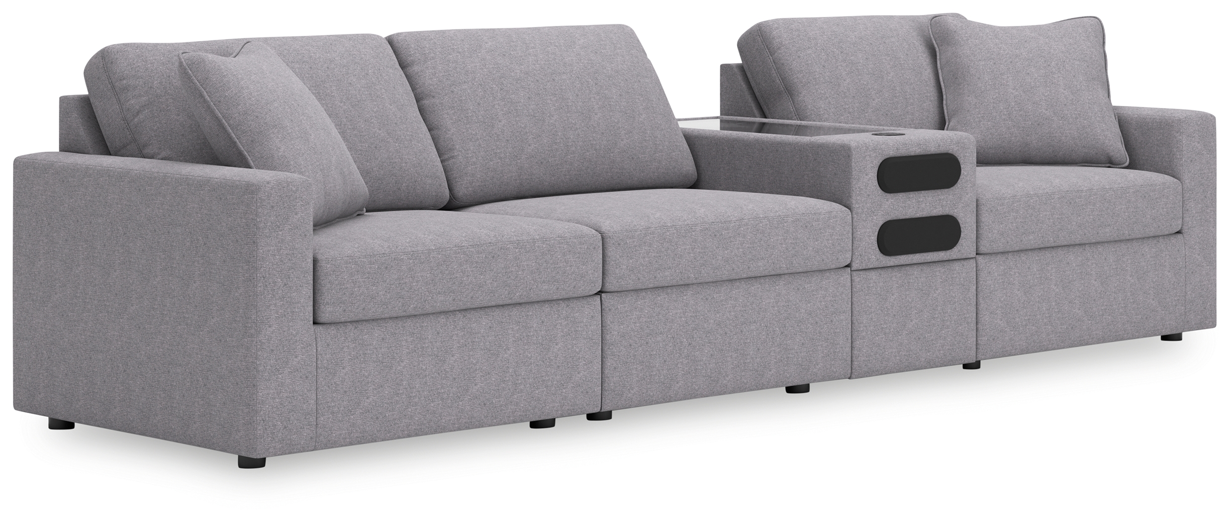 Modmax - Straight Sectional - Granite