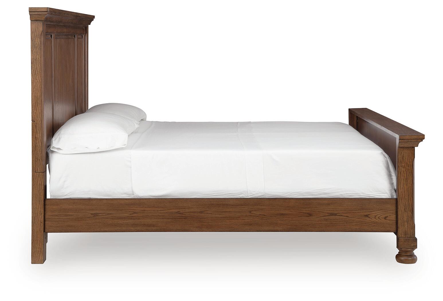 Zackaryn - King Panel Bed - Warm Brown - Image 5