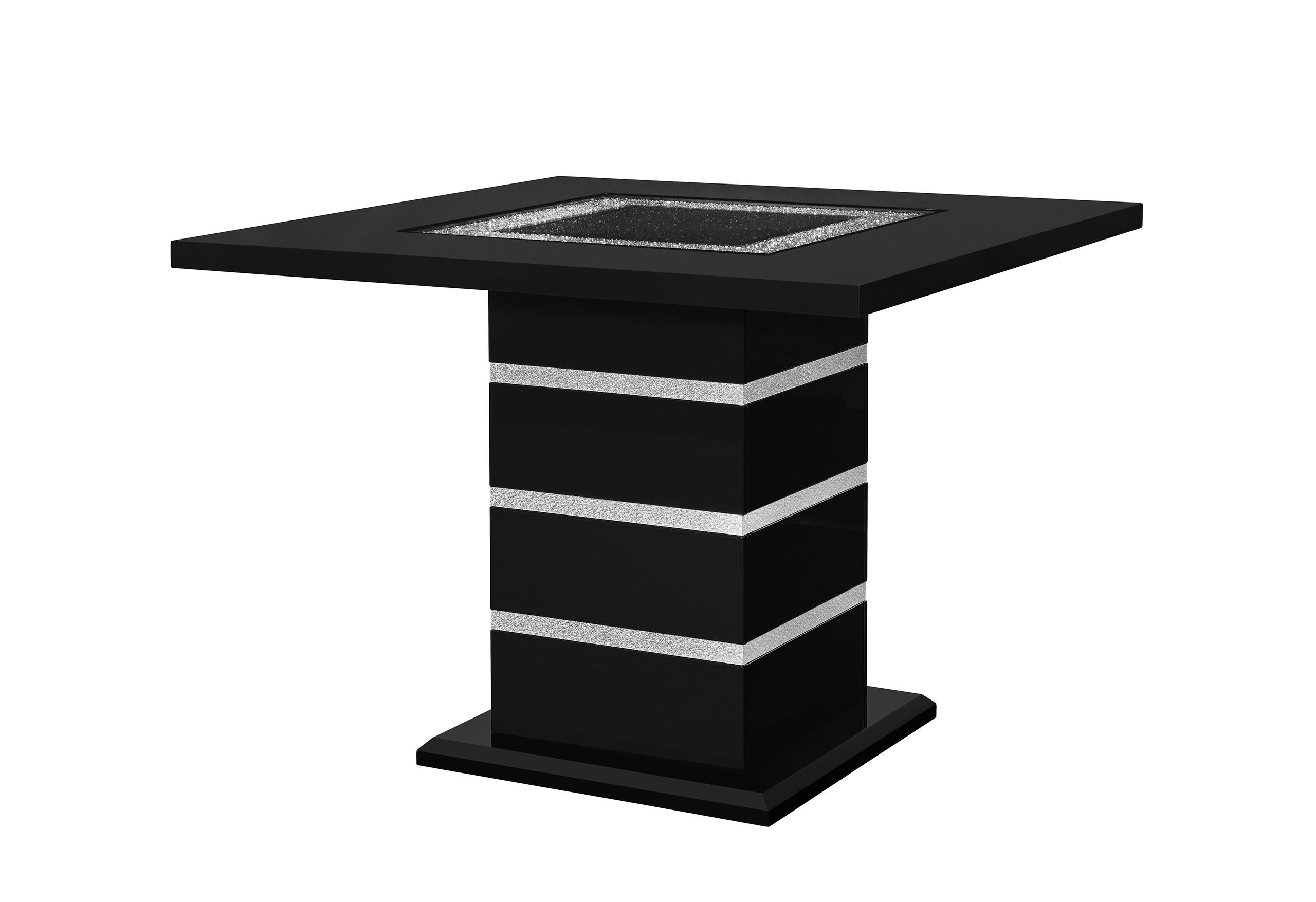 Monaco - Rectangular Bar Table - Black - Image 2