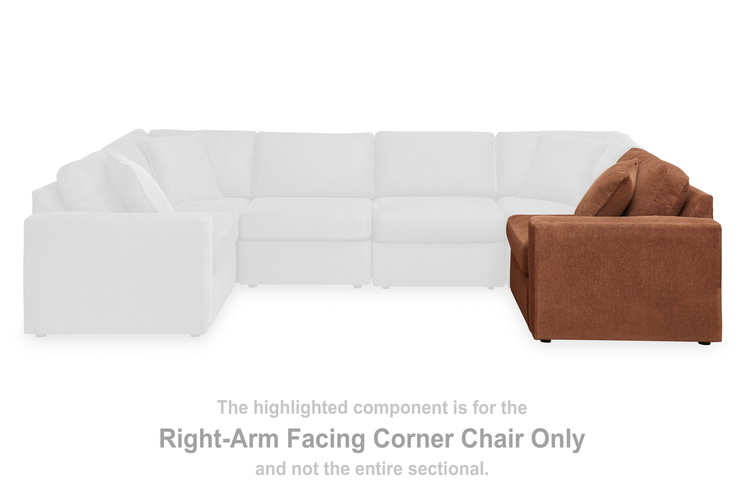 Modmax - Raf Corner Chair - Spice - Image 2