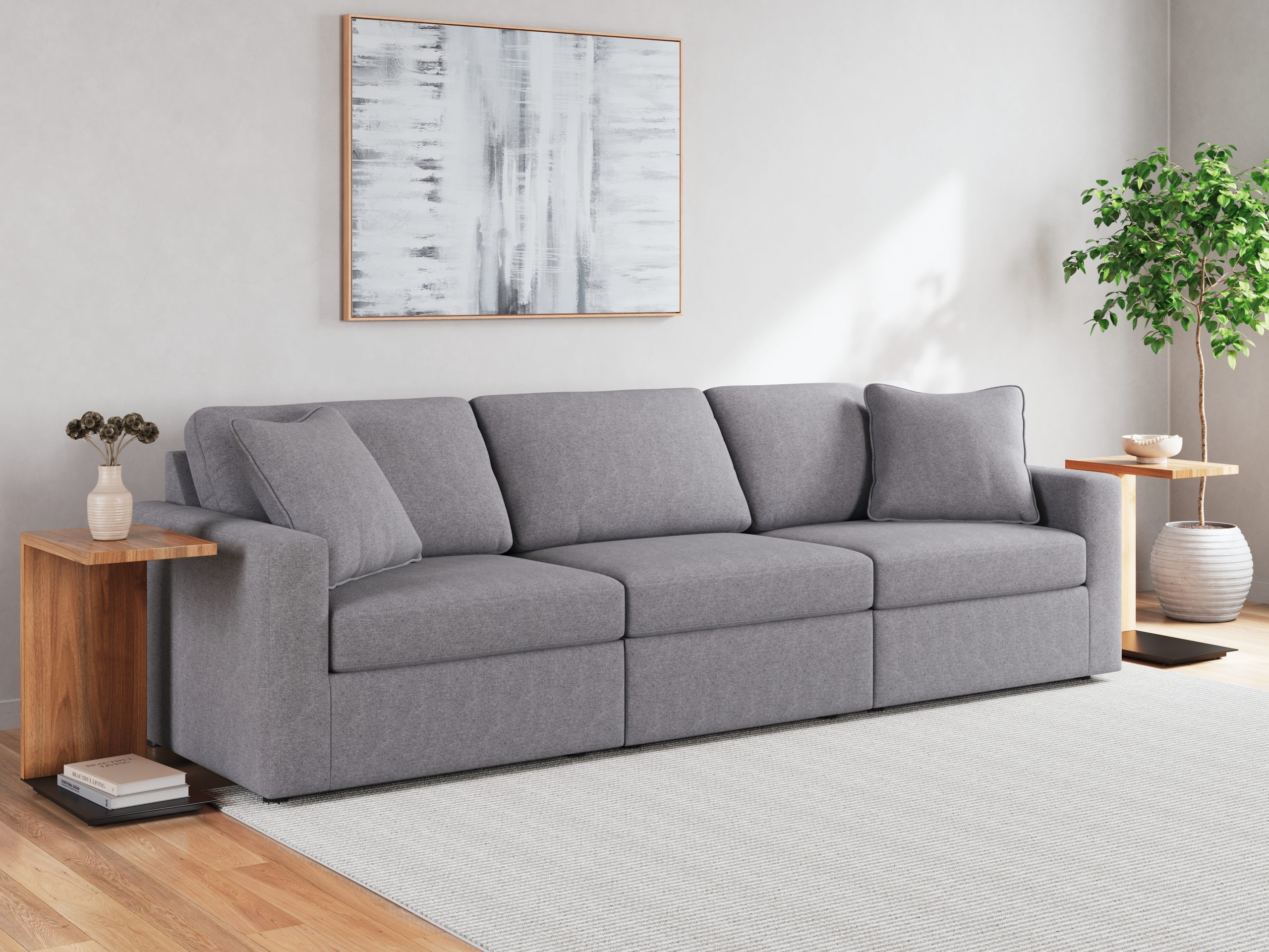 Modmax - Straight Sectional - Granite - Image 27