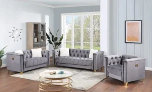 Tufted Sofa & Loveseat