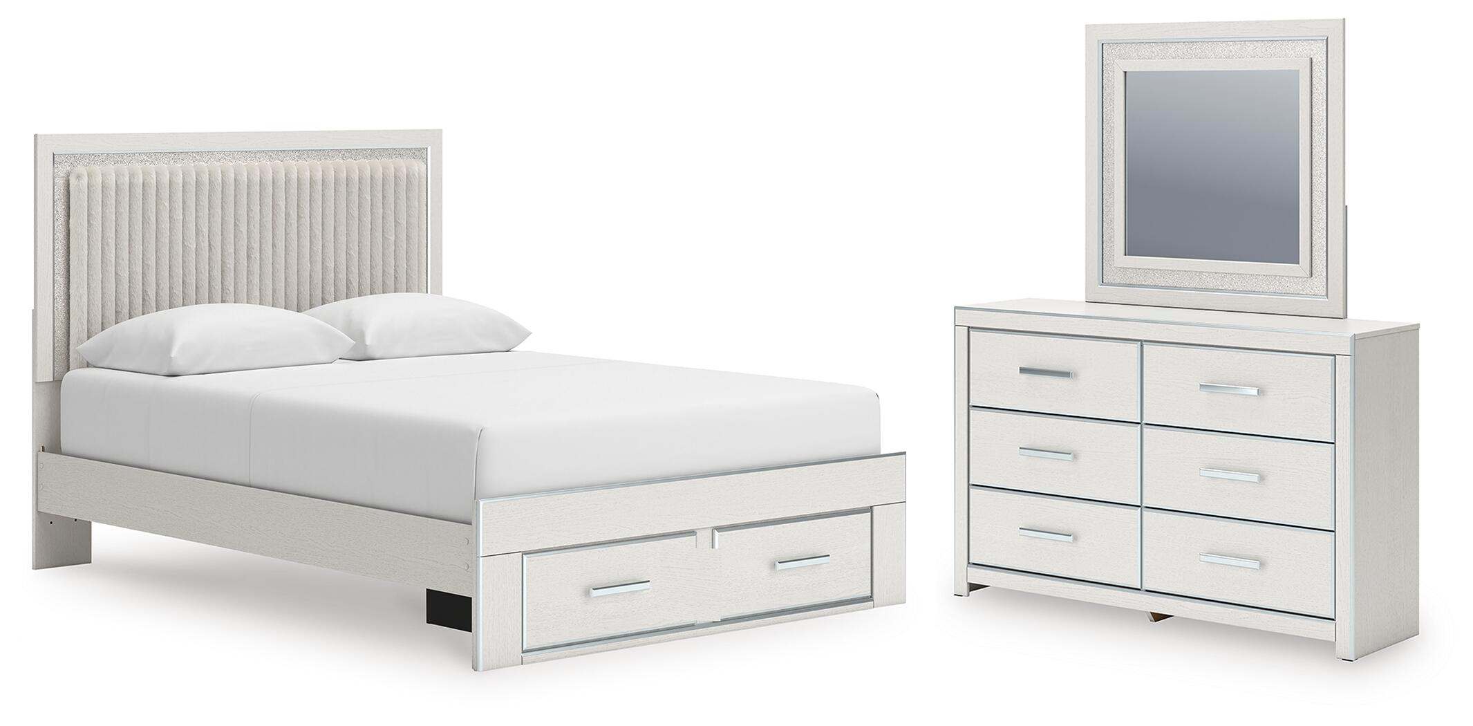 Zuraleus - Upholstered Panel Platform Storage Bedroom Set