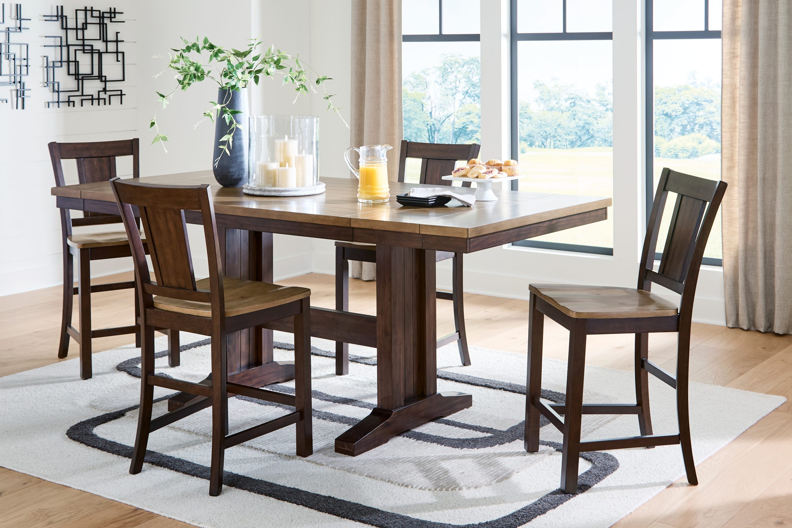 Rylandeen - Counter Height Extension Dining Table Set - Image 19