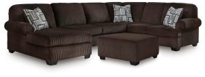 Kimlee - Sectional And Ottoman Set